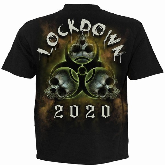 self isolation mens t shirt gothic short sleeve - Picture 2 of 3